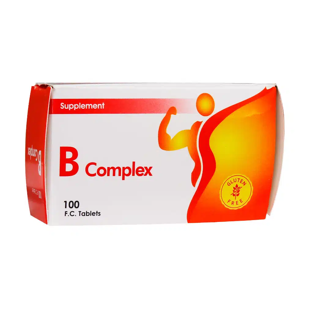 Daru-Pakhsh-Vitamin-B-Complex-100-Tablets.jpg.webp قرص ویتامین ب کمپلکس دارو پخش 100 عدد