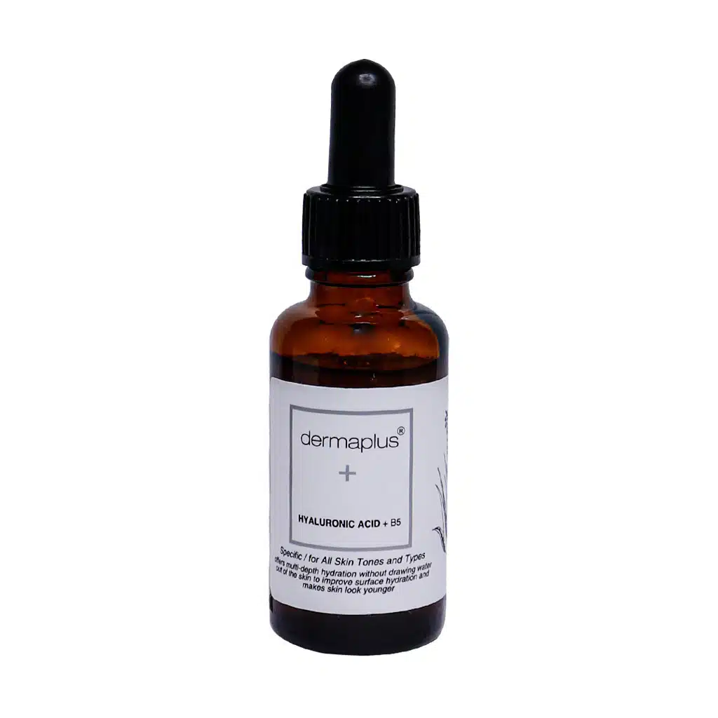 Derma-plus-Hyaluronic-Acid-And-B5-Serom-30ml.jpg.webp محلول رطوبت رسان هیالورونیک اسید و B5 درماپلاس 30 میلی لیتر