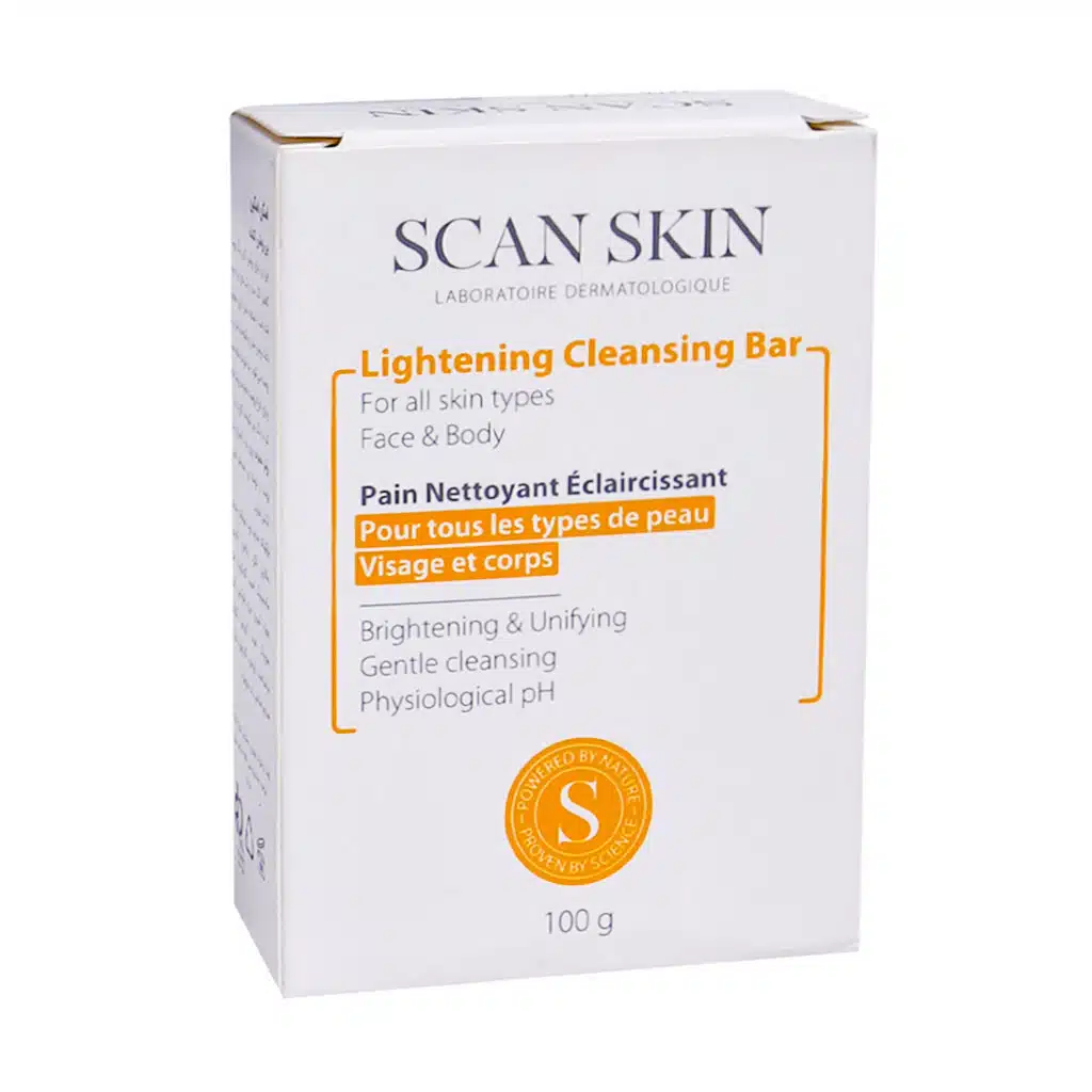 Scan-Skin-Lightening-Cleansing-Bar-100-g.jpg.webp پن روشن کننده اسکن اسکین 100 گرم