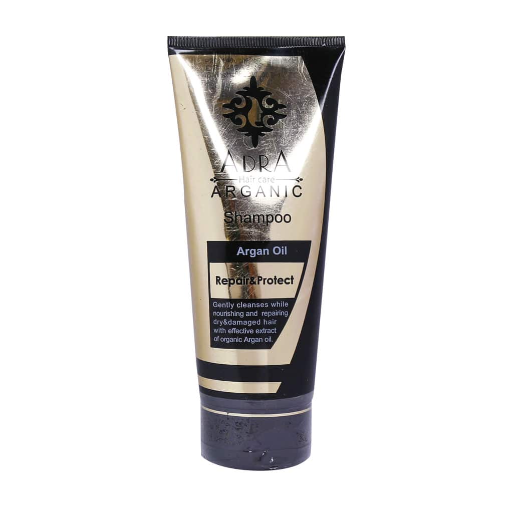 شامپو تیوپی ترمیم کننده و مراقبت کن شامپو تیوپی ترمیم کننده و مراقبت کننده مو حاوی روغن آرگان آدرا