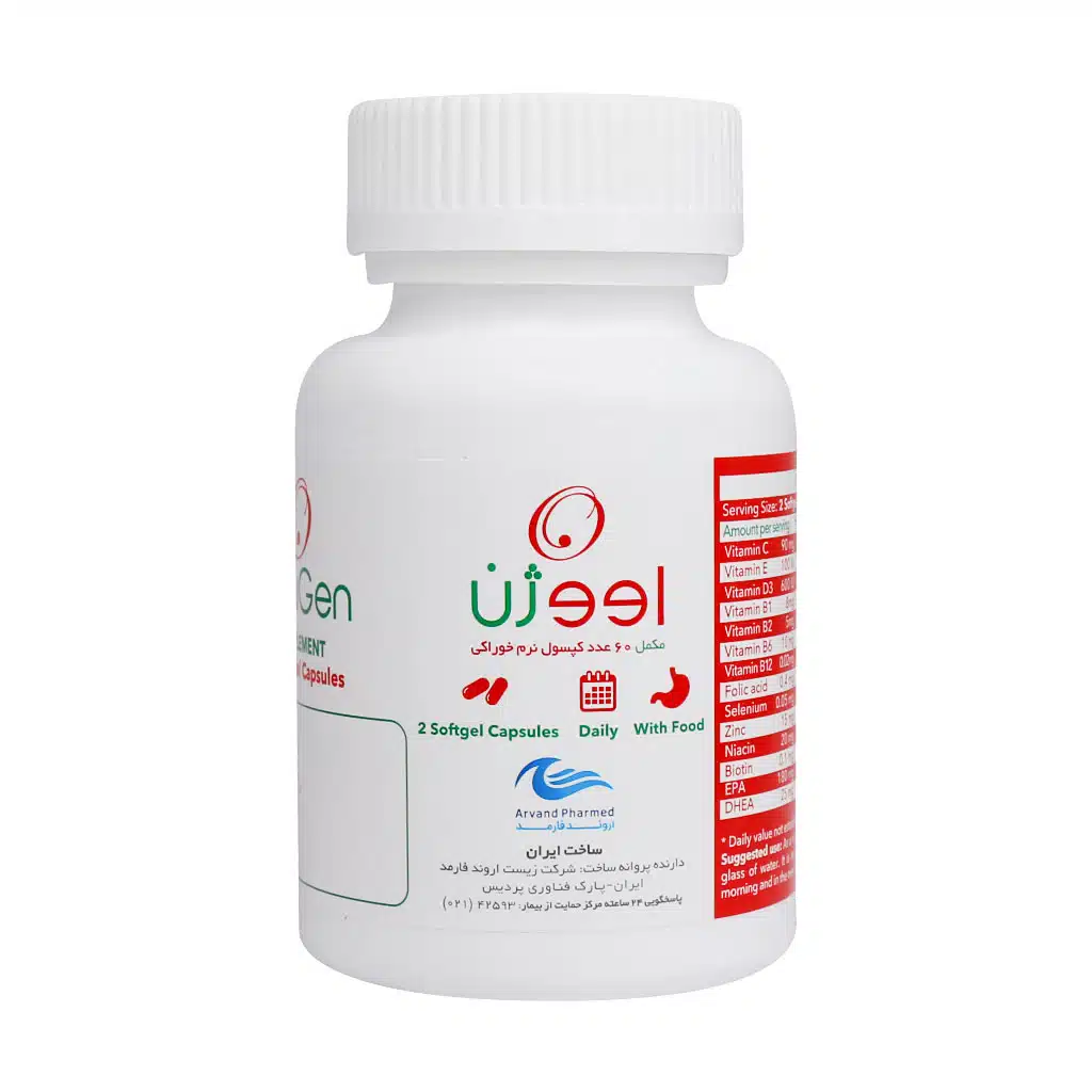 Soft-gel-cap-Ovugen-arvand-pharmed-60-Tablet.jpg.webp کپسول نرم خوراکی اووژن اروند فارمد 60 عدد