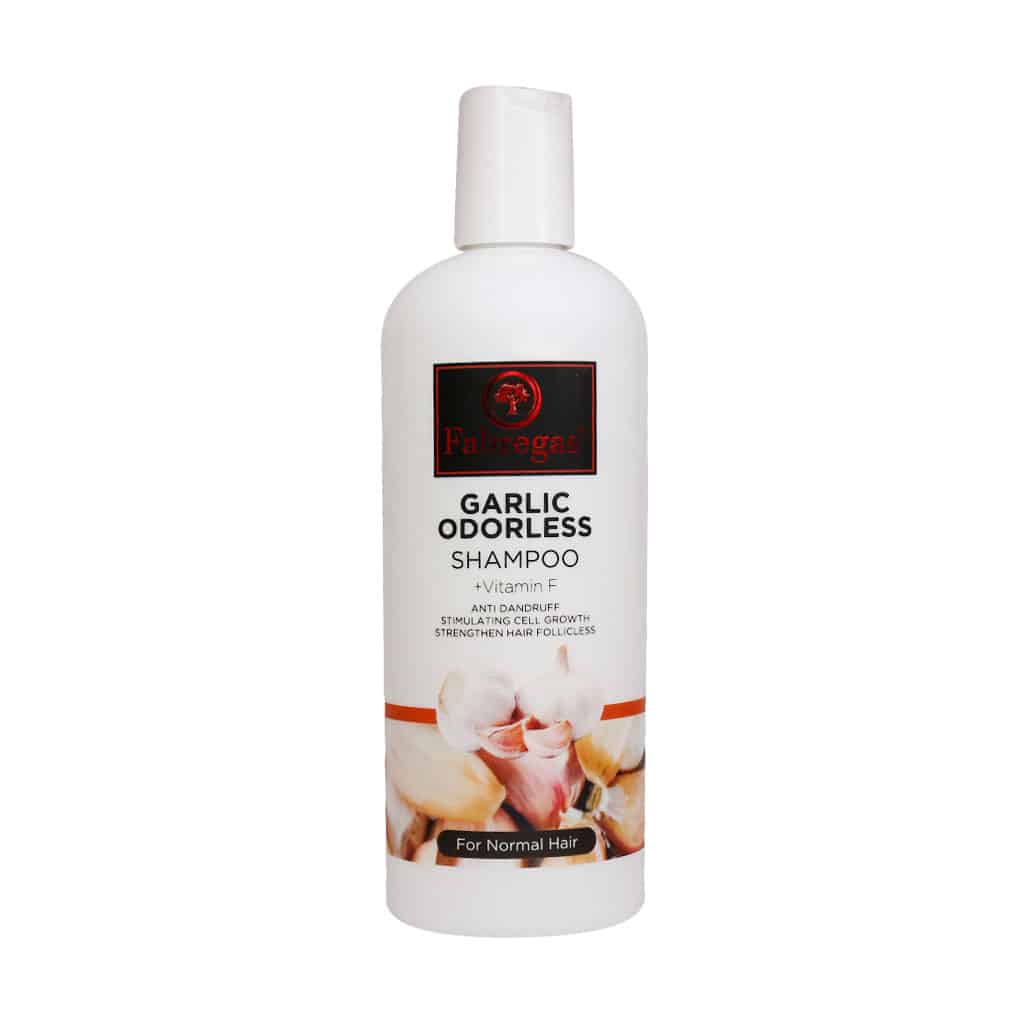 شامپو سیر بدون بو و ضد شوره فابریگا شامپو سیر بدون بو و ضد شوره فابریگاس مناسب موهای معمولی