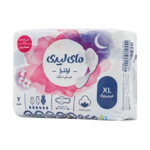 نوار بهداشتی ایرلید سیلکلی سافت سایز خیلی بزرگ مای لیدی ویژه شب