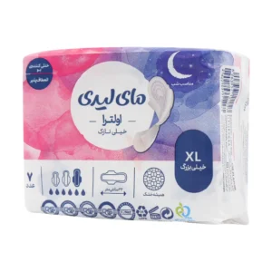 نوار بهداشتی ایرلید مشبک نرم خیلی نازک سایز خیلی بزرگ مای لیدی ویژه شب