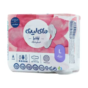 نوار بهداشتی ایرلید مشبک نرم خیلی نازک سایز بزرگ مای لیدی