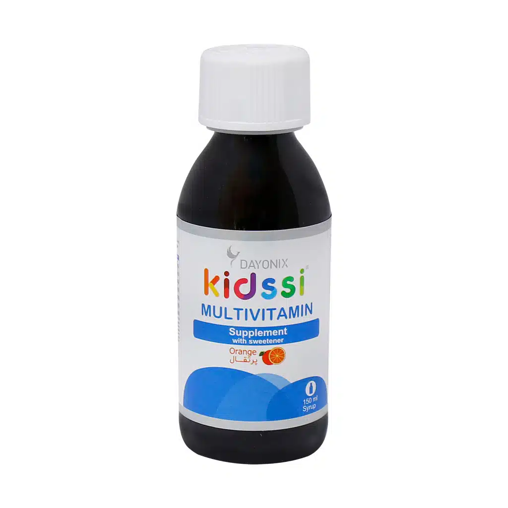 Dayonix-Kidssi-Multi-Vitamin-Syrup-150-ml.jpg.webp شربت کیدزی مولتی ویتامین دایونیکس 150 میلی لیتر