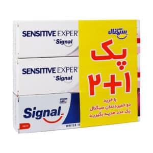 پک 3 عددی خمیر دندان محافظ لثه و ترمیم کننده مینای دندان سیگنال