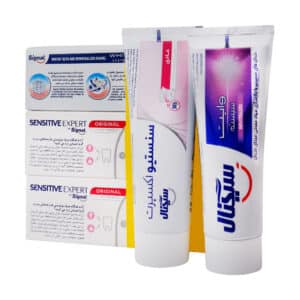 پک 3 عددی خمیر دندان محافظ لثه و ترمیم کننده مینای دندان سیگنال