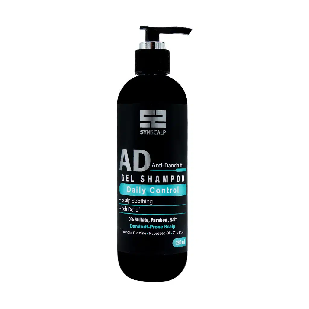 Anti-Dandruff-Gel-Shampoo-250-ML.jpg.webp ژل شامپو ضد شوره AD روزانه ساین اسکین 280 گرم