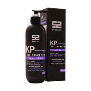 ژل شامپو فاقد سولفات موهای کراتینه KP ساین اسکین