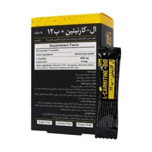 ساشه ال کارنیتین 1000 و ویتامین B12 بنیان سلامت کسری