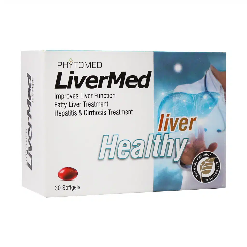 Phytomed-Livermed-30-Softge.jpg.webp کپسول ژلاتینی لیورمد فیتومد 30 عدد