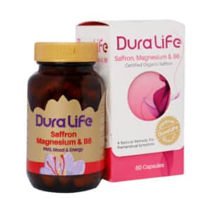 کپسول سافرون منیزیم و ویتامین B6 دورالایف فاران شیمی 60 عدد