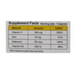 کپسول ویتامین C زینک سلنیوم و ویتامین D3 دکتر گیل