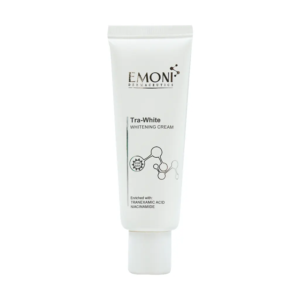 Emoni TraWhite Whitening Cream 50 ml قیمت کرم ضد لک روز ترا وایت امونی