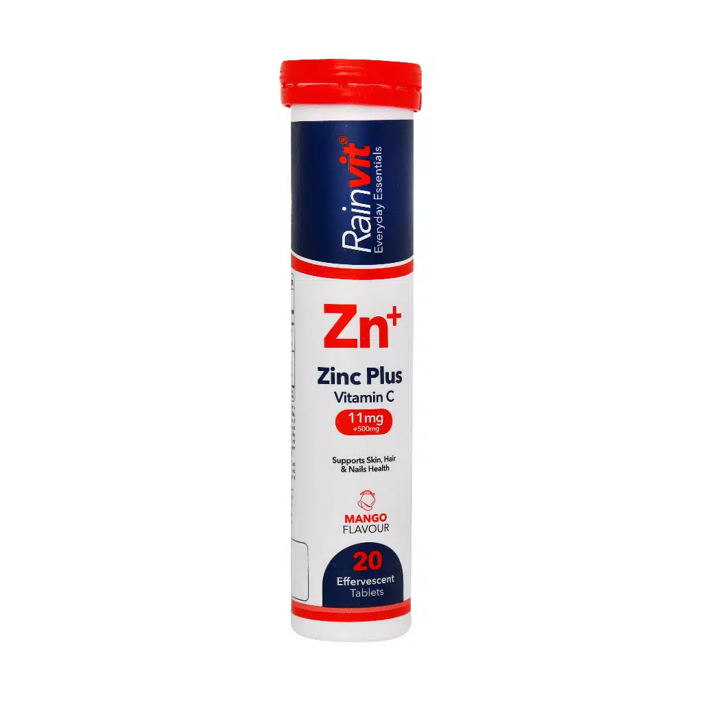 Rainvit-Zinc-Plus-Vitamin-C-20-Effervesvent-Tablet.jpg.webp قرص جوشان زینک پلاس ویتامین C رین ویت 20 عدد