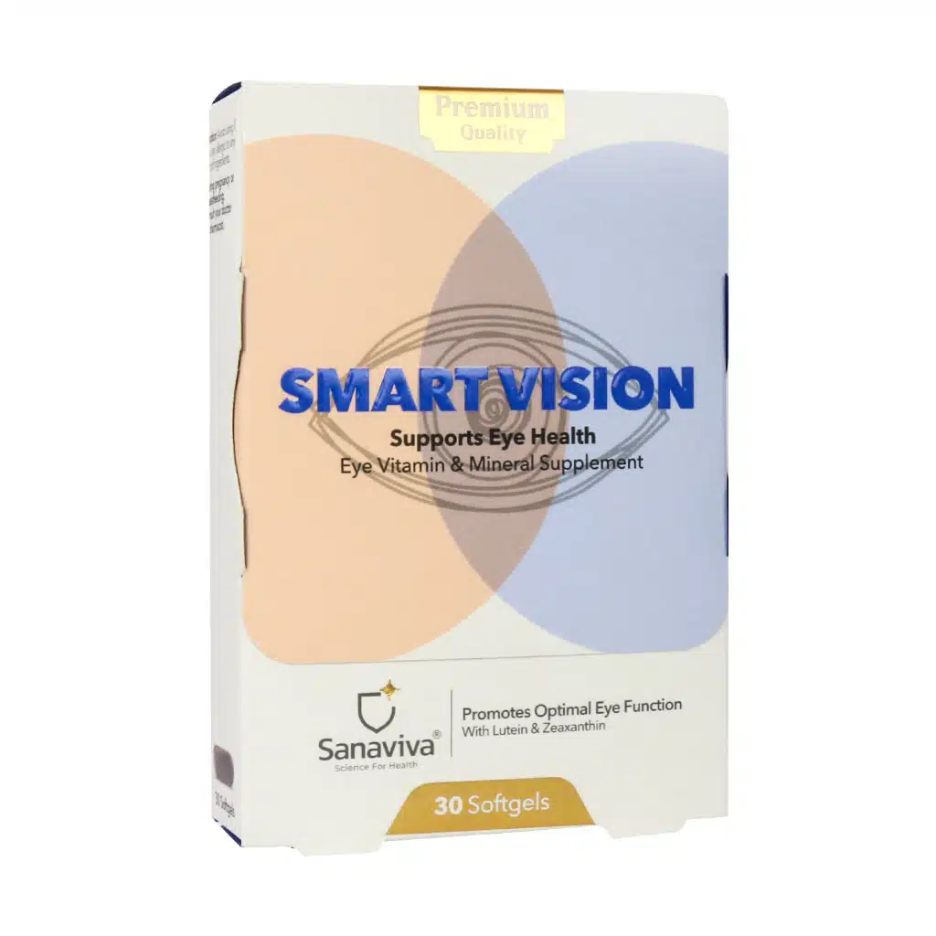 Sanaviva-Smart-Vision-30-Softgels.jpg.webp سافت ژل اسمارت ویژن ساناویوا 30 عدد