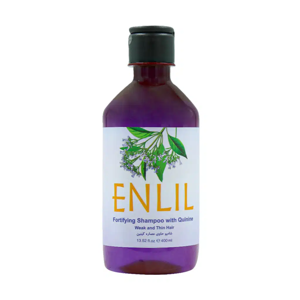 Enlil-Strengthening-Shampoo-400-Ml.jpg.webp شامپو ضد ریزش مو حاوی عصاره کینین انلیل مناسب موی ضعیف و شکننده 400 میلی لیتر