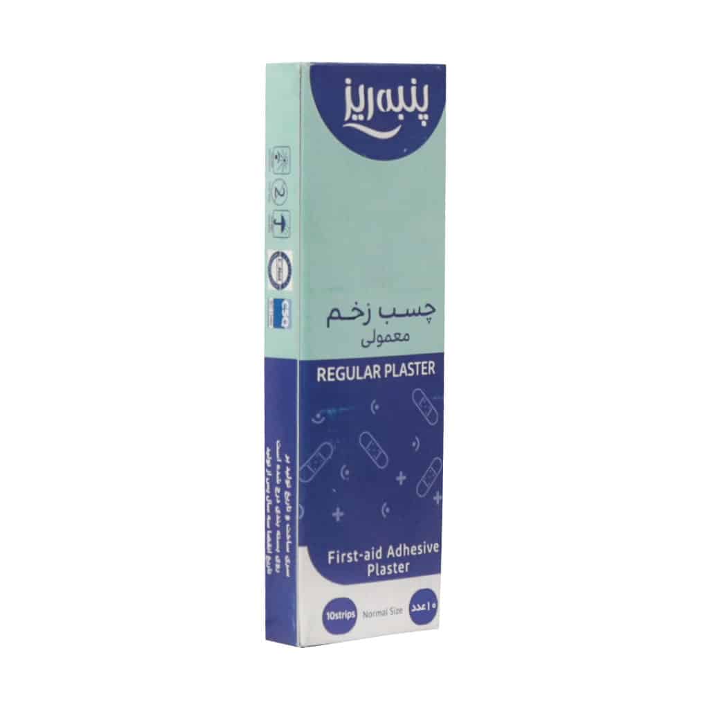 چسب زخم معمولی پلاستیکی پنبه ریز مد چسب زخم معمولی پلاستیکی پنبه ریز مدل Regular Plaster