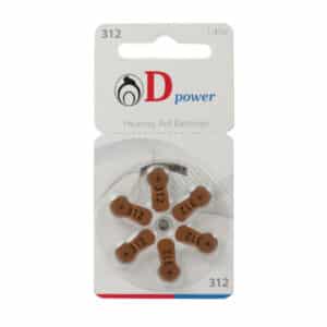 باتری سمعک شماره 312 دی پاور