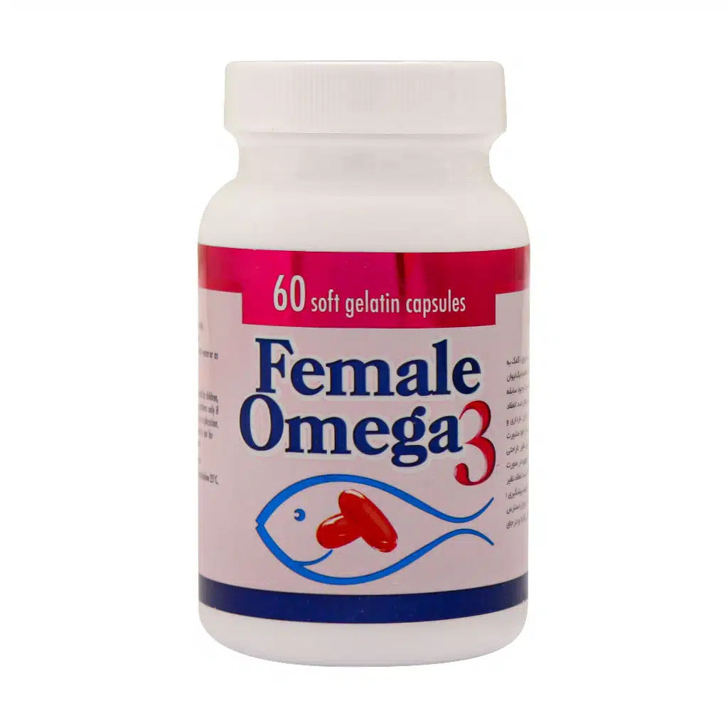 Daana-Female-Omega3-60-Softgels.jpg.webp سافت ژل امگا 3 زنان دانا 60 عدد