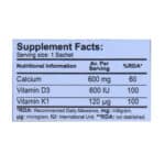 ساشه کلسیم و ویتامین D3 و K1 رزاویت