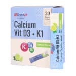 ساشه کلسیم و ویتامین D3 و K1 رزاویت 20 عدد