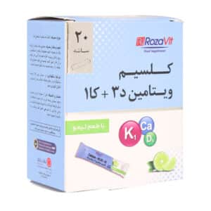ساشه کلسیم ویتامین د3 و کا1 رزاویت