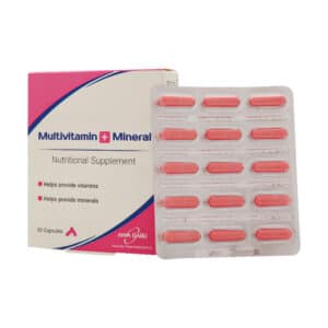کپسول مولتی ویتامین و مینرال آریا دارو
