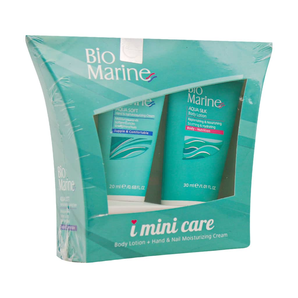 Bio-Marine-Body-Lotion-And-Hand-Cram پک مینی کرم دست و ناخن و لوسیون بدن بایومارین