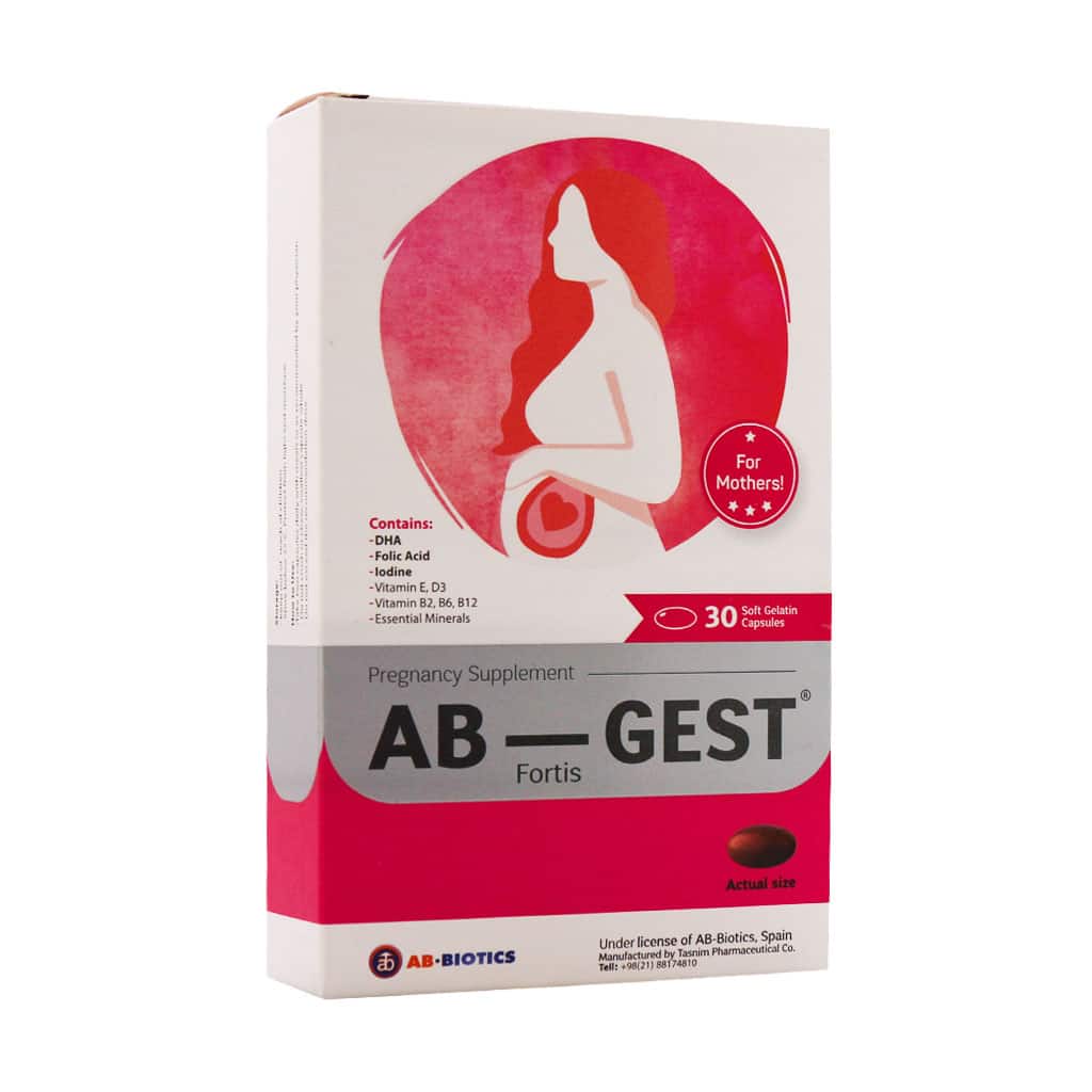 AB-Biotics-AB-Gest-Fortis-30-Softgel سافت ژل ای بی ژست فرتیس ای بی بیوتیکس