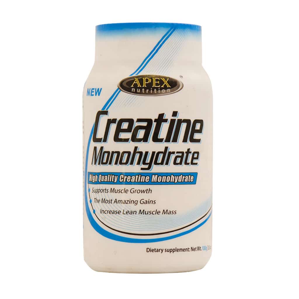 پودر کراتین مونوهیدرات اپکس 100 گرم پودر کراتین مونوهیدرات اپکس