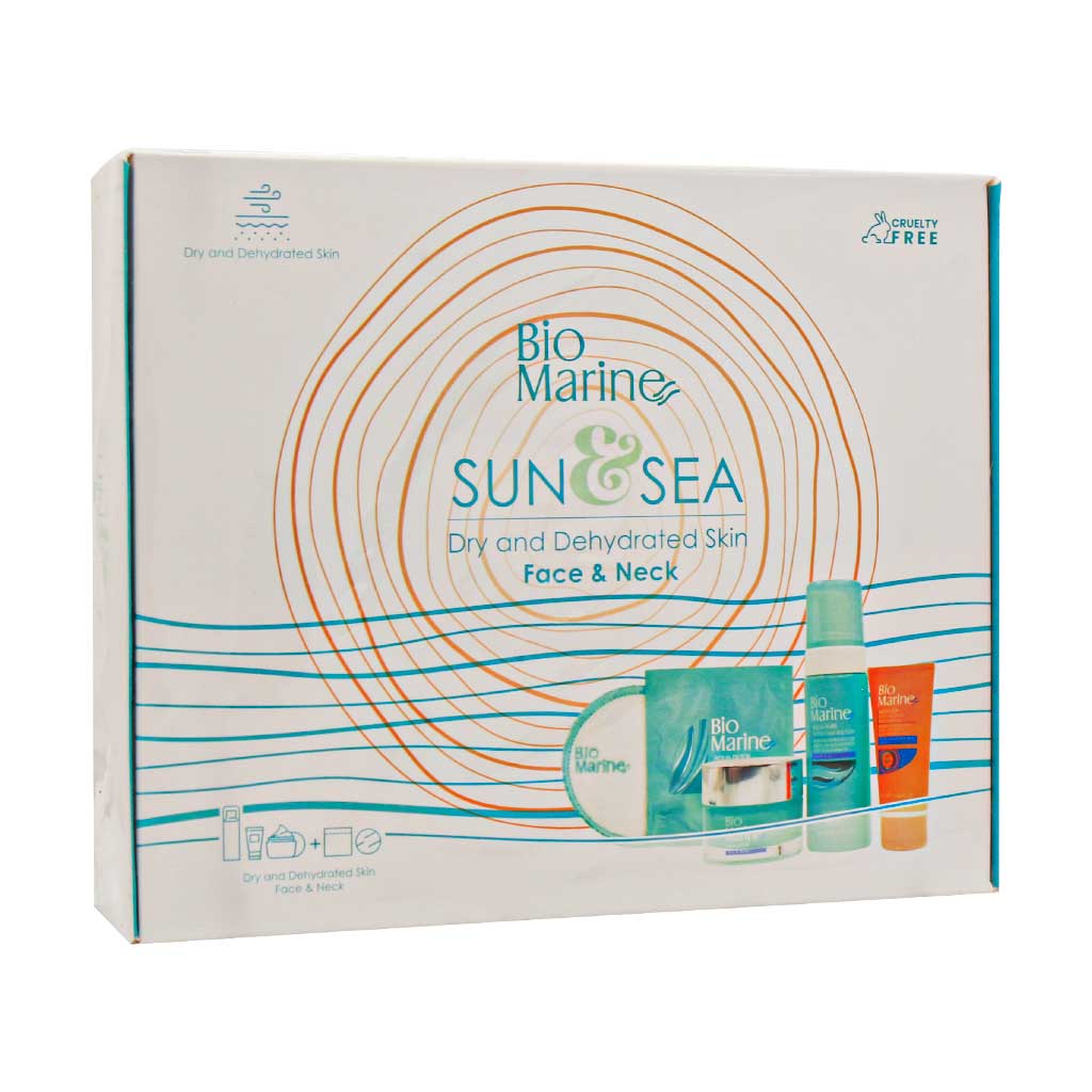 Bio-Marine-Sun-And-Sea-For-Dry-And-Dehydrated-Skin کیت خورشید و دریا مناسب پوست خشک و دهیدراته بایومارین
