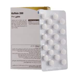 قرص کافئین 200 میلی گرم یوروویتال