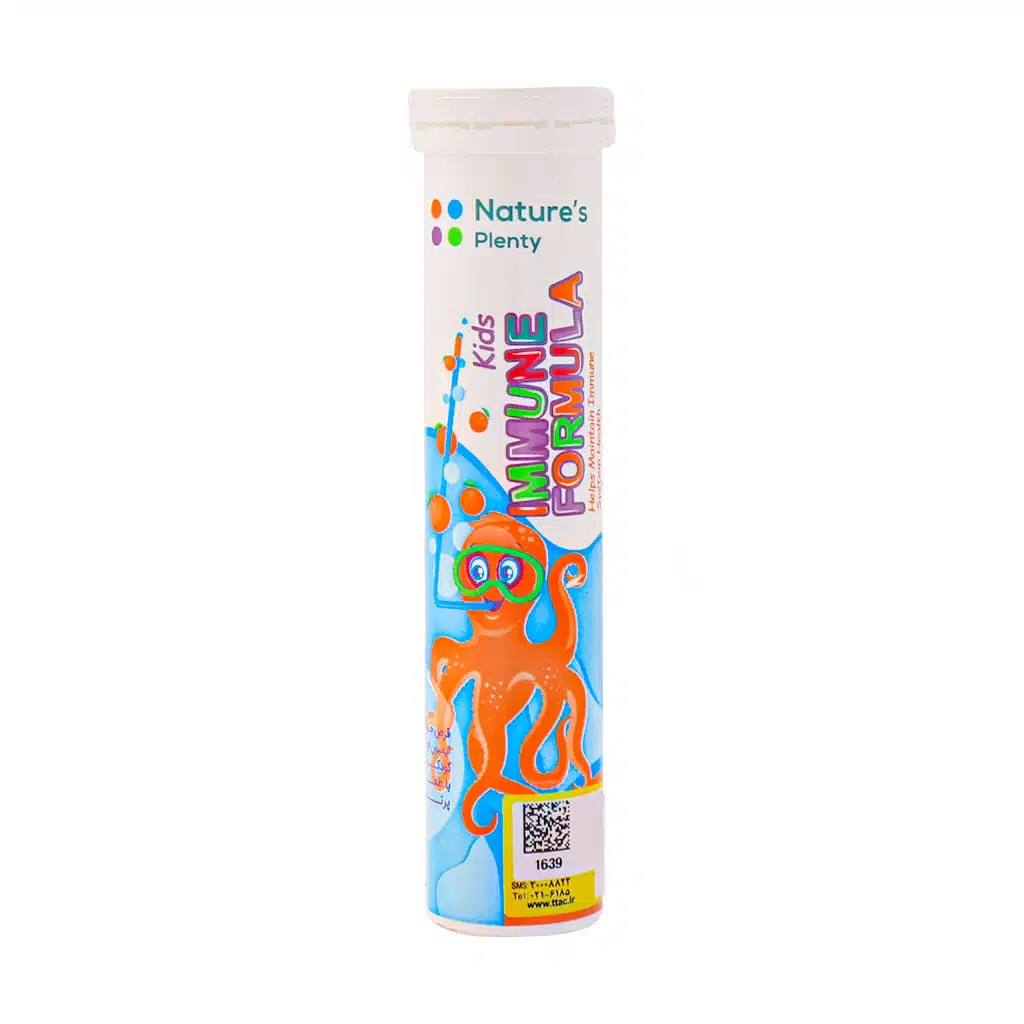 Natures-Plenty-Immune-Formula-Kids-20-Effervescent-Tabs.jpg.webp قرص جوشان ایمیون فورمولا کودکان نیچرز پلنتی 20 عدد