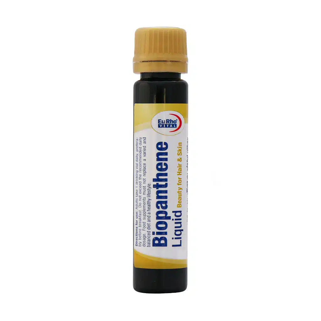 Eurhovital-Biopanthene-Liquid-6-Drinking-Vial.jpg.webp ویال بیوپانتن لیکوئید یوروویتال 6 عدد