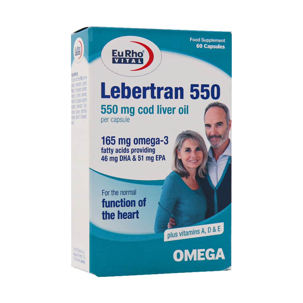 Eurhovital-Lebertran-550-60-Capsule کپسول لبرترن 550 یوروویتال