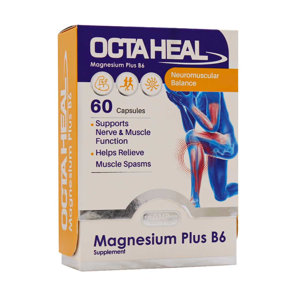 Faran-Shimi-Octaheal-Magnesium-Plus-B6-60-Tablets قرص اکتاهیل منیزیم پلاس B6 فاران شیمی