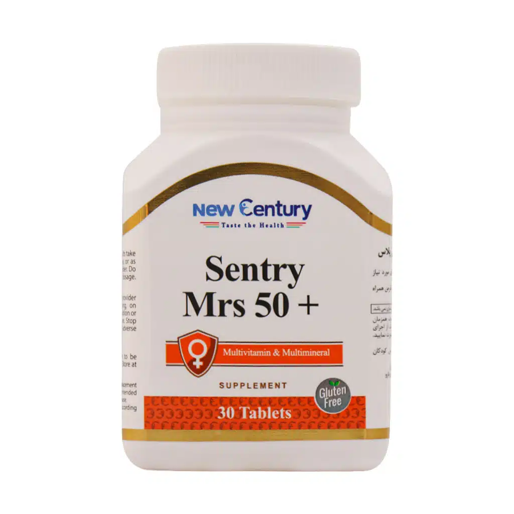 New-Century-Sentry-Mrs-50-Plus-30.jpg.webp قرص سنتری میسیز فیفتی پلاس نیو سنتری 30 عدد