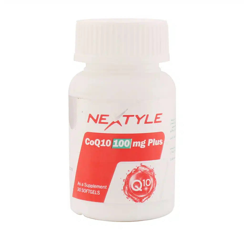 Nextyle-CoQ10-100-mg-Plus-Softgels.jpg.webp سافت ژل کوکیوتن 100 میلی گرم پلاس نکستایل 30 عدد