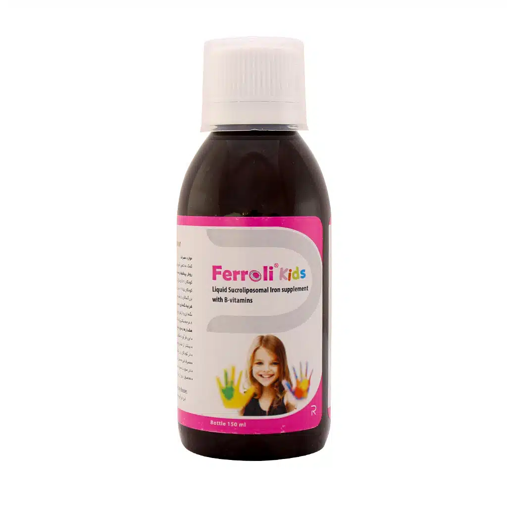 Rastagene-Ferroli-Kids-Syrup-150-ml.jpg.webp شربت فرولی کیدز رستاژن 150 میلی لیتر