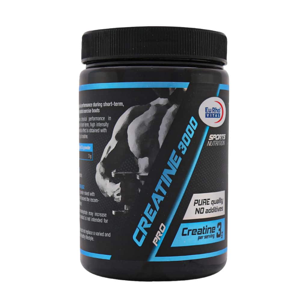 Eurhovital-Creatine-3000-Powder-350 پودر کراتین 3000 یوروویتال