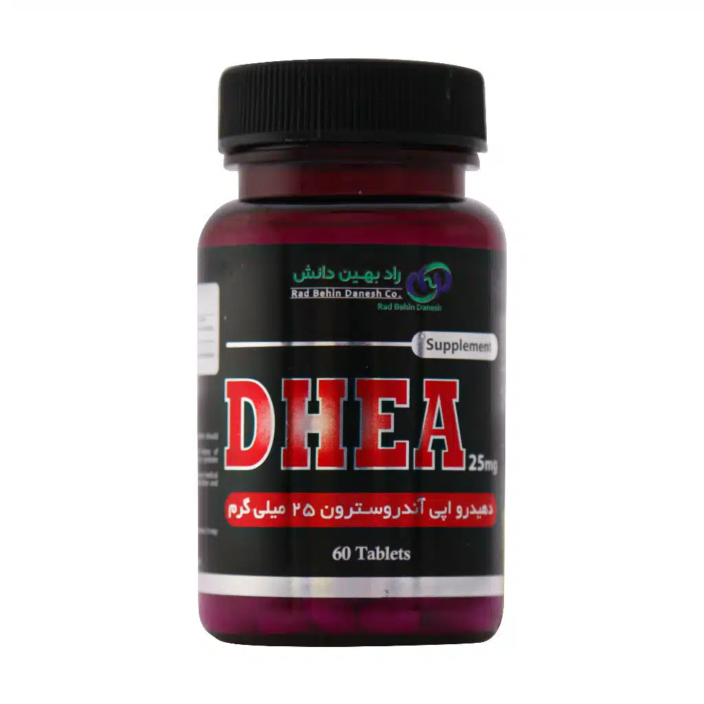 Rad-Behin-Danesh-DHEA-25-Mg-60-Tab.jpg.webp قرص دهیدرو اپی آندروسترون (تقویت قوای جنسی) 25 میلی گرم راد بهین دانش 60 عدد