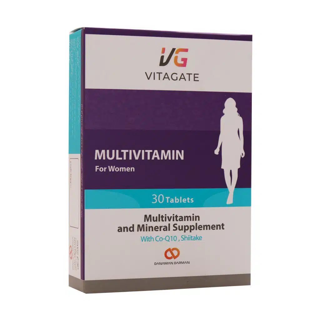 Vitagate-Multivitamin-For-Women-Tabs.jpg.webp قرص مولتی ویتامین بانوان ویتاگیت 30 عدد