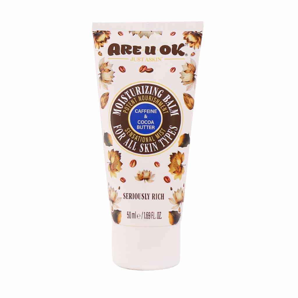 بالم مرطوب کننده تیوپی کافئین و کره بالم مرطوب کننده تیوپی کافئین و کره کاکائو آر یو اکی