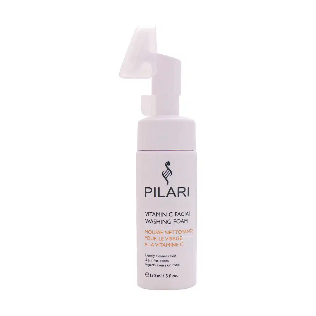 Pilari-Vitamin-C-Washing-Foam.jpg.webp فوم شستشو صورت ویتامین C پیلاری 150 میلی لیتر