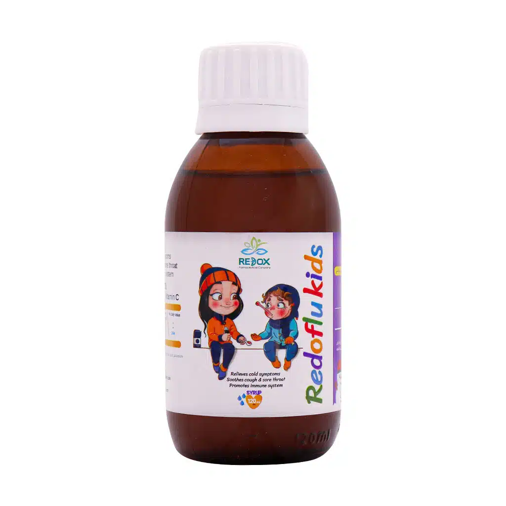 Redox-Redoflu-Kids-Syrup.jpg.webp شربت ردوفلو کیدز ردوکس 120 میلی لیتر