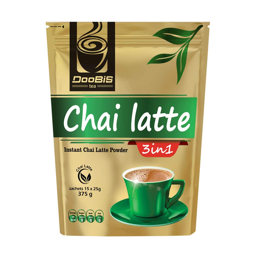 Doobis-3-in-1-Chai-Latte-15-Sachets چای لاته 3in1 دوبیس