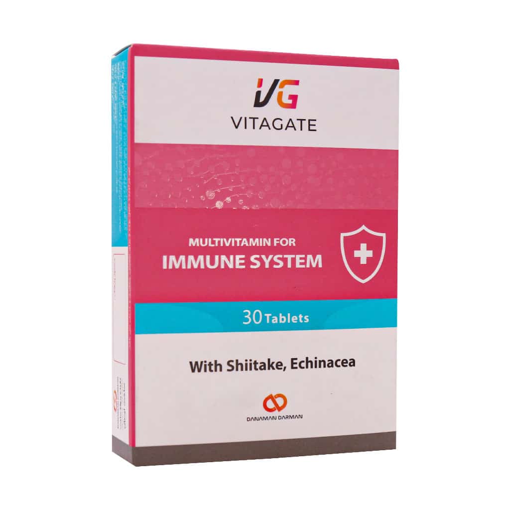 Vitagate-Immune-System-30-Tab قرص مولتی ویتامین تقویت کننده سیستم ایمنی ویتاگیت