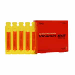 ویال ویتامین B12 سیانوکوبالامین 1000 میکروگرم آروان فارمد